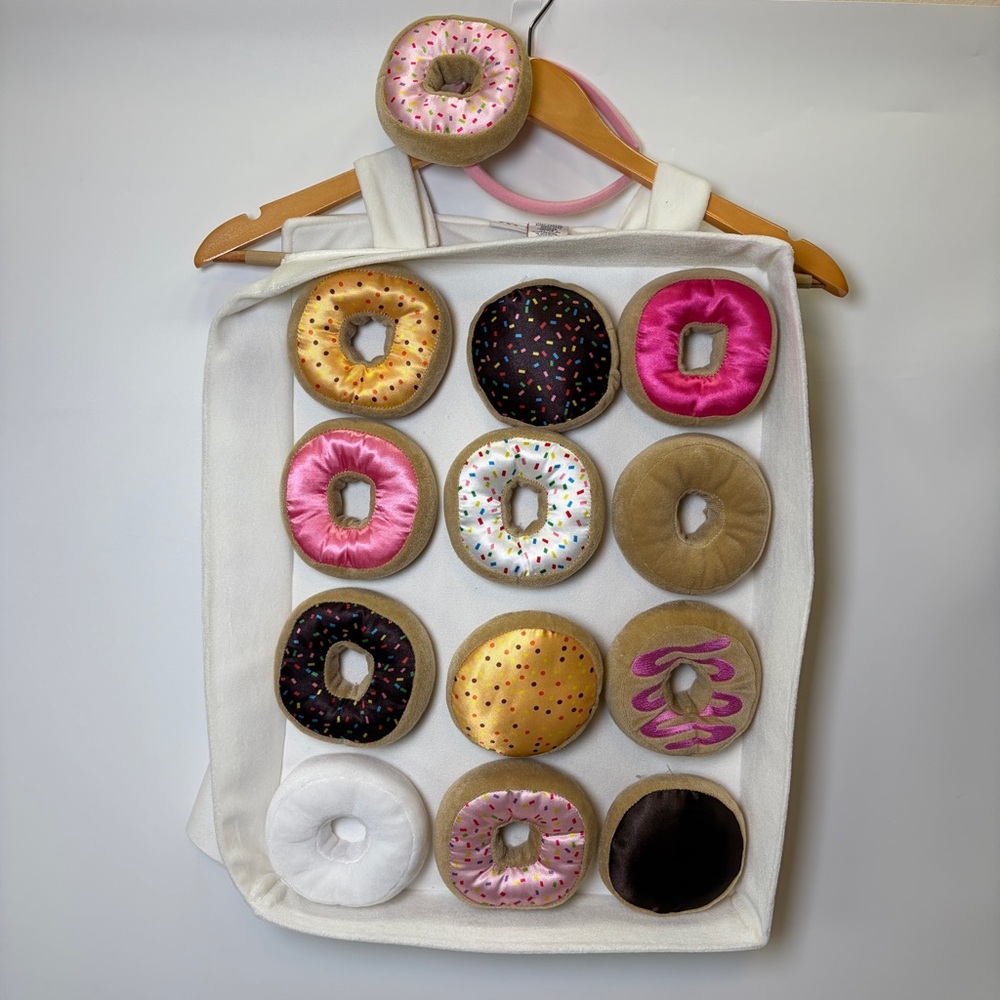 Authentic Kids Dozen Donuts Costume with Headband One‎ Size Fits Most 3-7 Cute